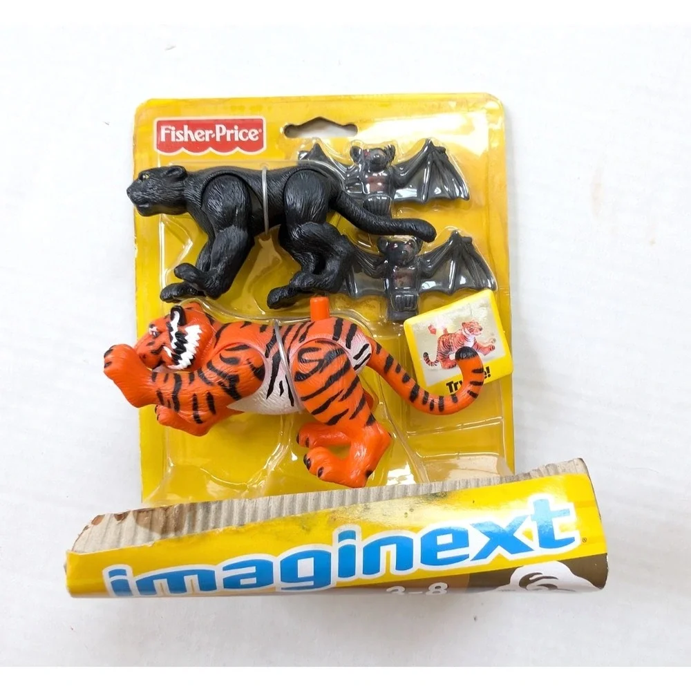 Imaginext Adventures Animal Pack Tiger Panther Bats Fisher Price K6112